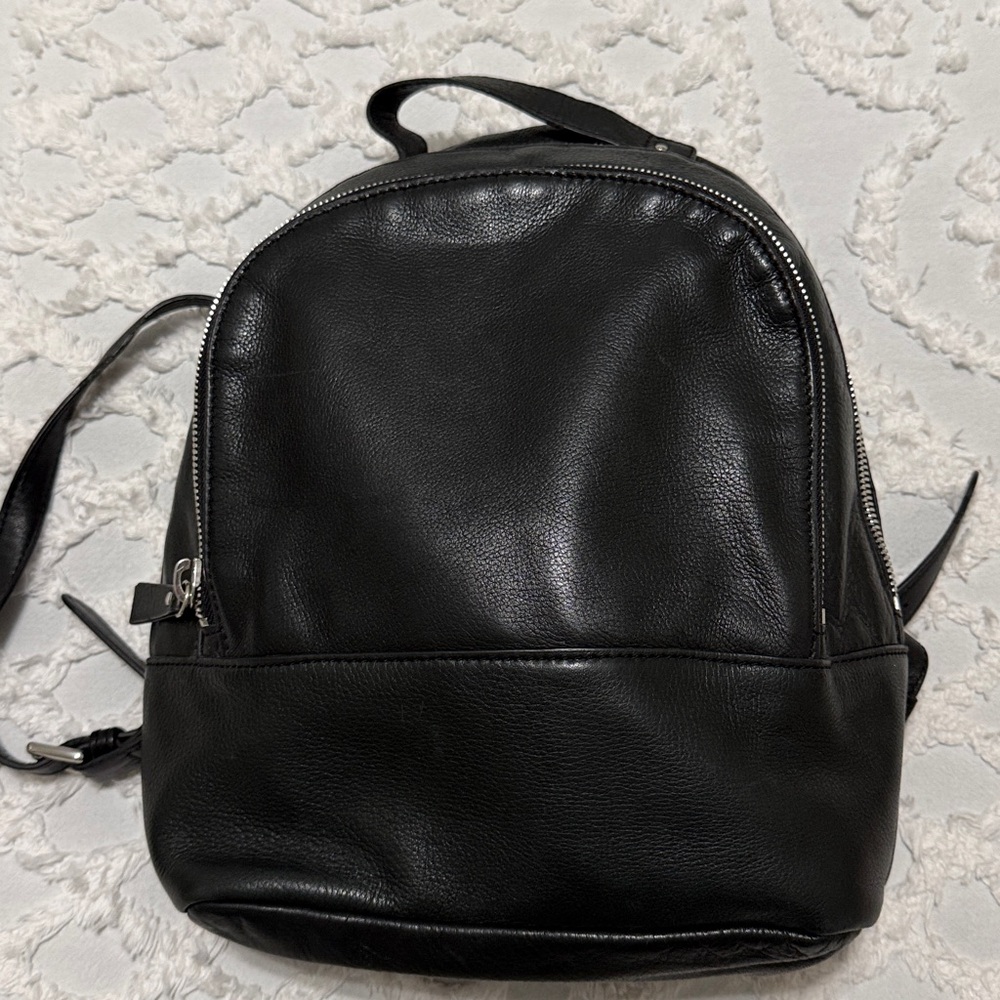 $75 Margot Black Fabric Bag 100% leather
